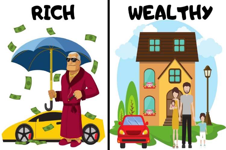 تفاوت پولدار با ثروتمند بودن مانند تفاوت بین خوشحالی و لذت است